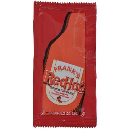 Franks Redhot Frank's Redhot Original Hot Sauce Packets 7g, PK200 85405